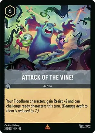 Attack of the Vine! #202 Attack of the Vine! Disney Lorcana card