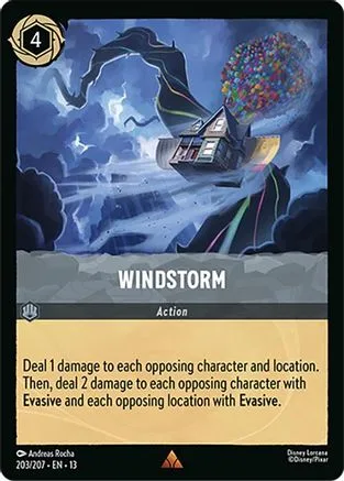 Windstorm #203 Attack of the Vine! Disney Lorcana card