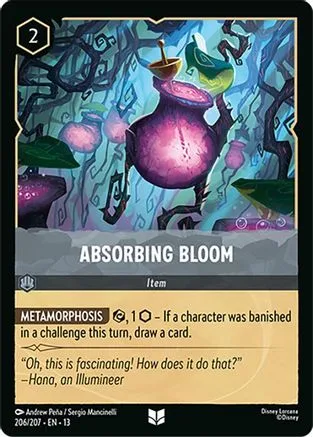 Absorbing Bloom #206 Attack of the Vine! Disney Lorcana card