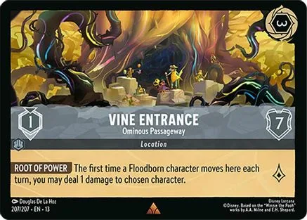 Vine Entrance #207 Attack of the Vine! Disney Lorcana card