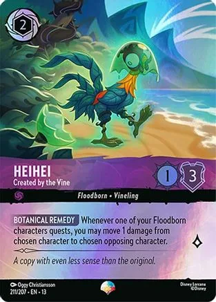 Heihei #211 Attack of the Vine! Disney Lorcana card