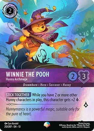Winnie the Pooh #212 Attack of the Vine! Disney Lorcana card
