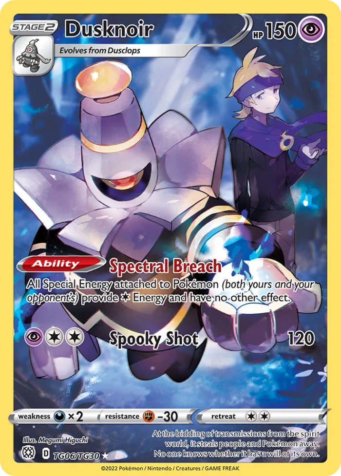 Dusknoir #TG06 Brilliant Stars Pokemon card