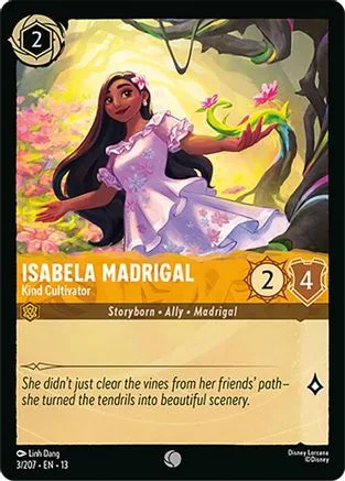 Isabela Madrigal #003 Attack of the Vine! Disney Lorcana card