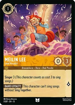 Meilin Lee #007 Attack of the Vine! Disney Lorcana card