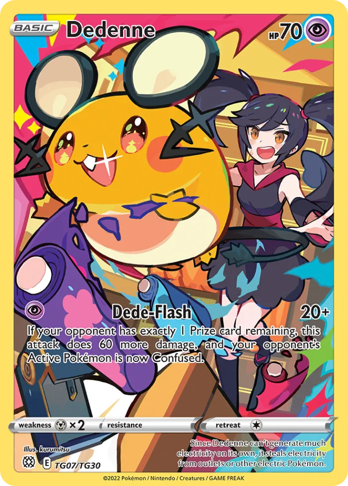 Dedenne #TG07 Brilliant Stars Pokemon card