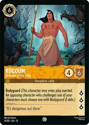 Kocoum #011 Attack of the Vine! Disney Lorcana card