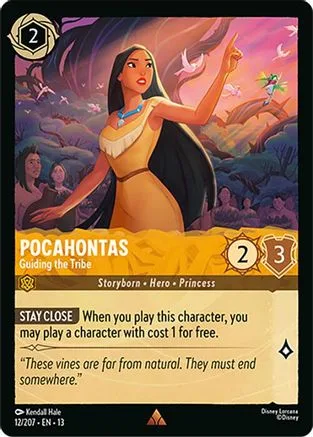 Pocahontas #012 Attack of the Vine! Disney Lorcana card