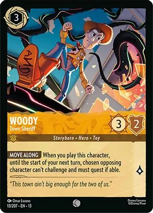 Woody #013 Attack of the Vine! Disney Lorcana card