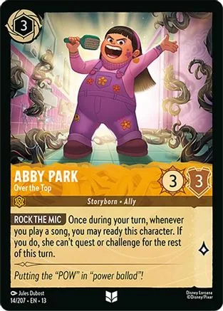 Abby Park #014 Attack of the Vine! Disney Lorcana card