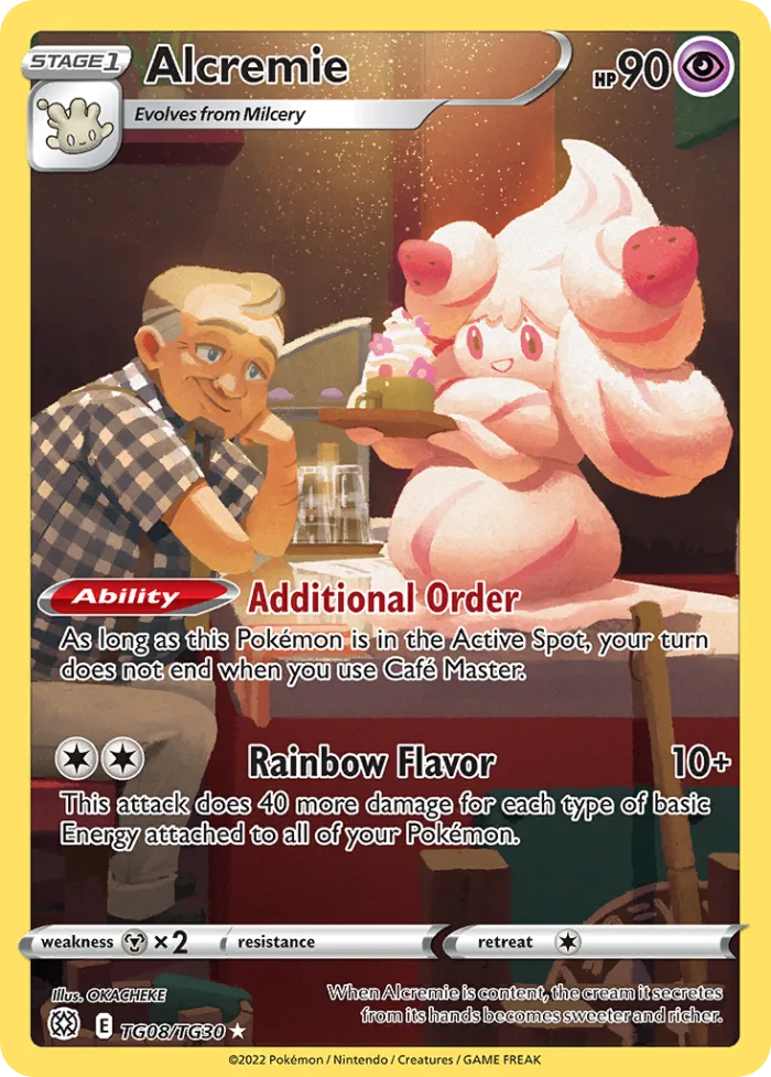 Alcremie #TG08 Brilliant Stars Pokemon card