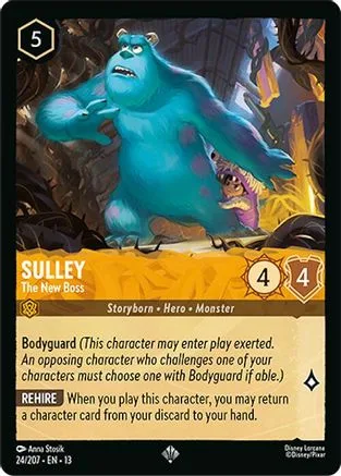 Sulley #024 Attack of the Vine! Disney Lorcana card