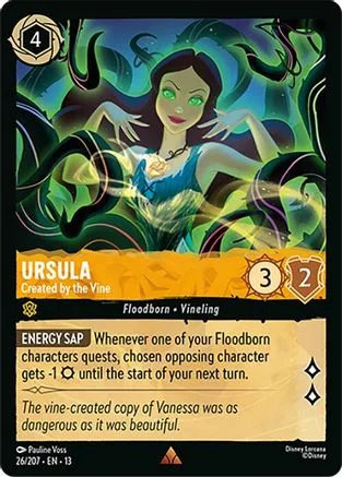 Ursula #026 Attack of the Vine! Disney Lorcana card