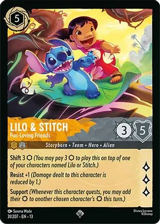 Lilo & Stitch #031 Attack of the Vine! Disney Lorcana card
