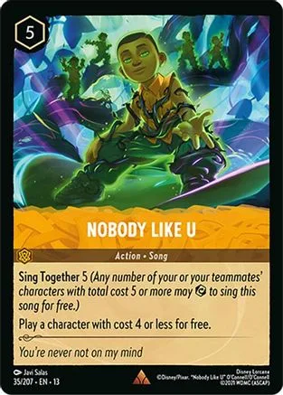 Nobody Like U #035 Attack of the Vine! Disney Lorcana card