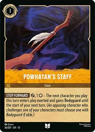 Powhatan's Staff #036 Attack of the Vine! Disney Lorcana card