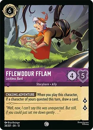 Fflewddur Fflam #038 Attack of the Vine! Disney Lorcana card