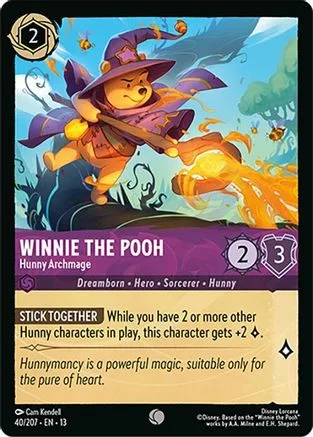 Winnie the Pooh #040 Attack of the Vine! Disney Lorcana card