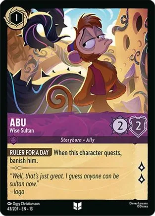 Abu #043 Attack of the Vine! Disney Lorcana card
