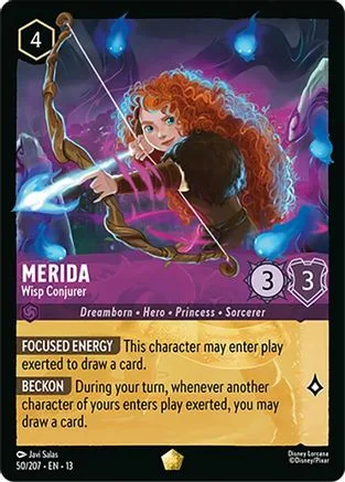 Merida #050 Attack of the Vine! Disney Lorcana card