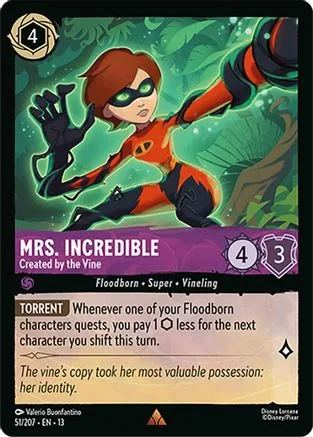 Mrs. Incredible #051 Attack of the Vine! Disney Lorcana card