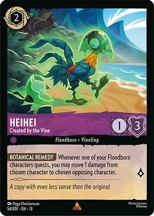 Heihei #054 Attack of the Vine! Disney Lorcana card