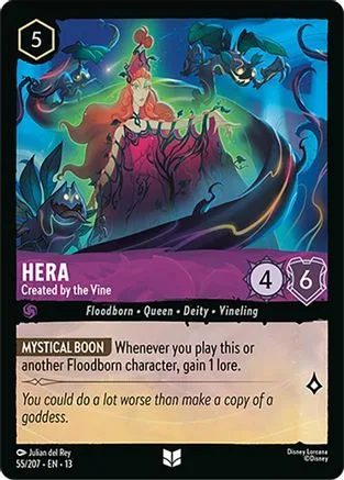 Hera #055 Attack of the Vine! Disney Lorcana card