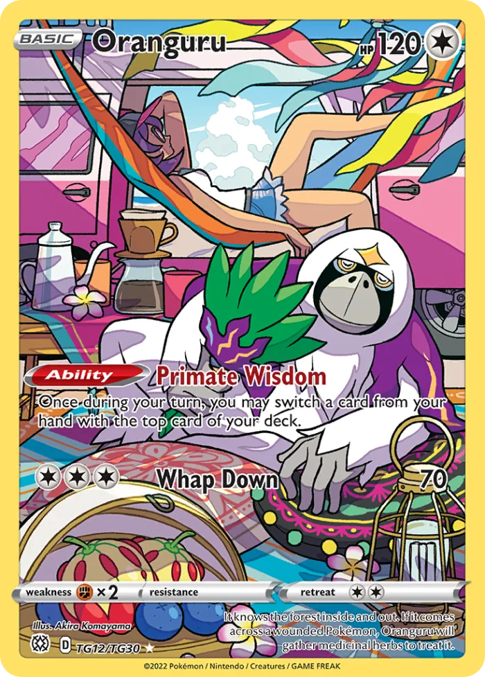 Oranguru #TG12 Brilliant Stars Pokemon card