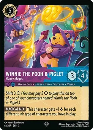 Winnie the Pooh & Piglet #062 Attack of the Vine! Disney Lorcana card
