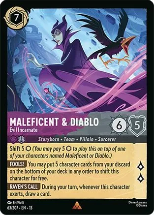 Maleficent & Diablo #063 Attack of the Vine! Disney Lorcana card