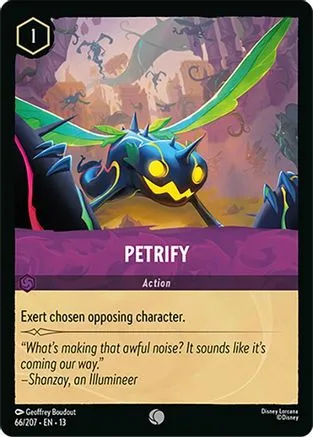 Petrify #066 Attack of the Vine! Disney Lorcana card