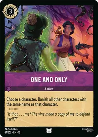 One and Only #067 Attack of the Vine! Disney Lorcana card