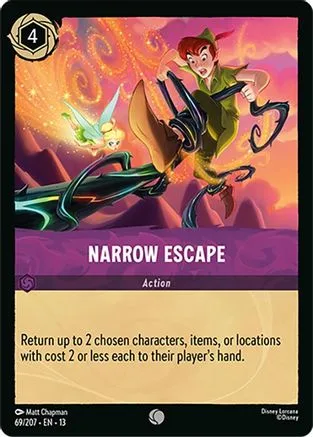 Narrow Escape #069 Attack of the Vine! Disney Lorcana card