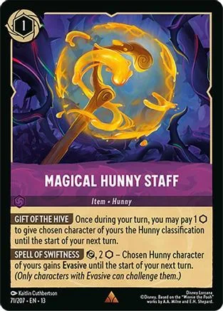 Magical Hunny Staff #071 Attack of the Vine! Disney Lorcana card