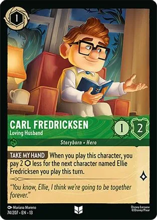 Carl Fredricksen #074 Attack of the Vine! Disney Lorcana card