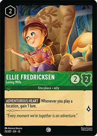 Ellie Fredricksen #075 Attack of the Vine! Disney Lorcana card