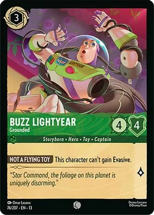Buzz Lightyear #076 Attack of the Vine! Disney Lorcana card
