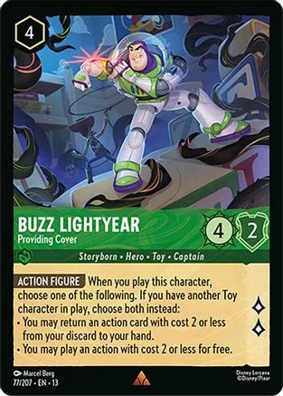 Buzz Lightyear #077 Attack of the Vine! Disney Lorcana card