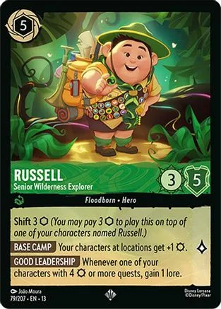 Russell #079 Attack of the Vine! Disney Lorcana card
