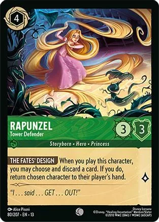 Rapunzel #080 Attack of the Vine! Disney Lorcana card