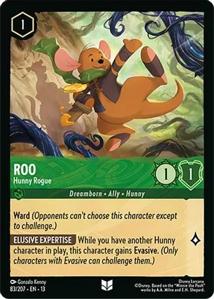 Roo #083 Attack of the Vine! Disney Lorcana card