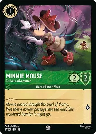 Minnie Mouse #087 Attack of the Vine! Disney Lorcana card
