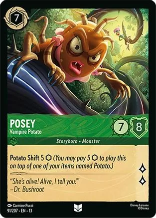 Posey #091 Attack of the Vine! Disney Lorcana card