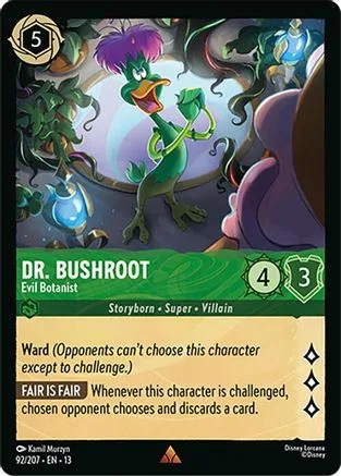 Dr. Bushroot #092 Attack of the Vine! Disney Lorcana card