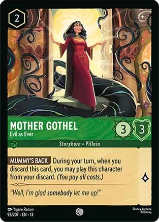 Mother Gothel #093 Attack of the Vine! Disney Lorcana card