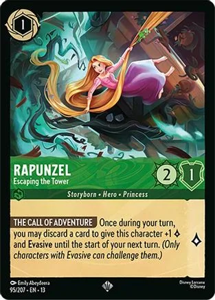 Rapunzel #095 Attack of the Vine! Disney Lorcana card