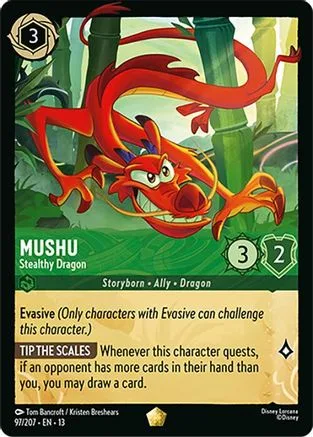 Mushu #097 Attack of the Vine! Disney Lorcana card
