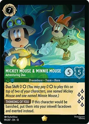 Mickey Mouse & Minnie Mouse #099 Attack of the Vine! Disney Lorcana card
