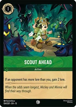 Scout Ahead #104 Attack of the Vine! Disney Lorcana card