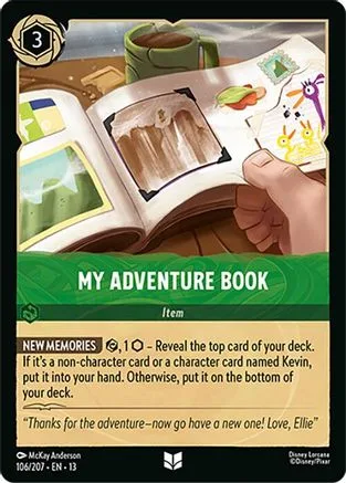 My Adventure Book #106 Attack of the Vine! Disney Lorcana card